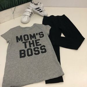 Children’s Place Shirt & Legging + Adidas Sneakers